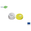 ADDIPURE Silicone jar, 5 ml, green, round. Packaging for natural products. Food grade quality. Leak-proofness.