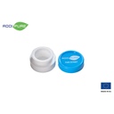 ADDIPURE Silicone jar, 5 ml, blue, round. Packaging for natural products. Food grade quality. Leak-proofness.