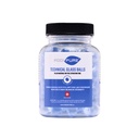 Perle di Vetro Tecnico ADDIPURE. 250 g contenitore. Diametro 10 mm. Sferiche, bluastre. Riempimento per estrattori di olio, BHO e DHO.