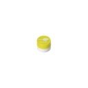 ADDIPURE Silicone jar, 3 ml, green, round. Packaging for natural products. Food grade quality. Leak-proofness.