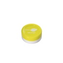 ADDIPURE Silicone jar, 11 ml, green, round. Packaging for natural products. Food grade quality. Leak-proofness.