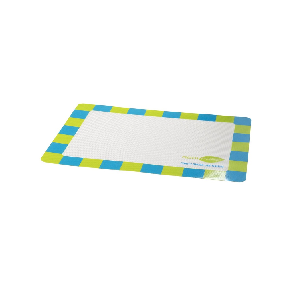 Tappetino in silicone per dabbing ADDIPURE, 300 x 210 x 0.7 mm, rettangolare. Qualità alimentare, antiaderente, antiscivolo.