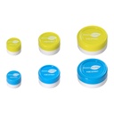 ADDIPURE siliconen potjes set, rond, verschillende maten/kleuren. Verpakking voor natuurlijke producten. Voedselveilig. Lekdichtheid.