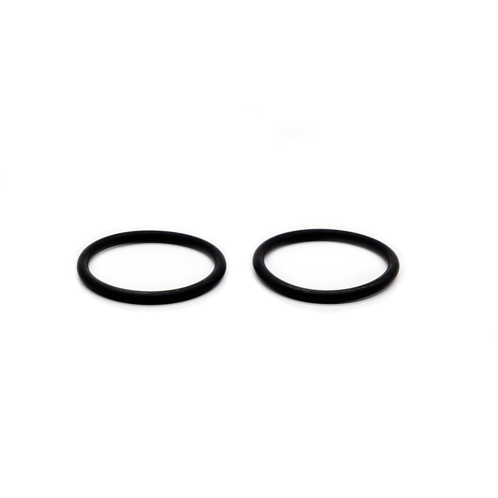 Set of 2 black sealing O-rings, diameter: 46 mm. For use with BHO Extractor ADDIPURE 50. DME and n-Butane resistant.